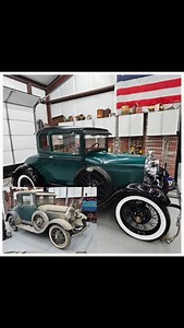 Shine Juice took care of the paint, the top, luggage trunk, tire covers, wheels, and tires. Literally the entire car except glass. What a transformation! Available at www.vicegripgarage.com! . . . . . #ford #modela #transformation #easierthanbuffing ! #vicegripgarage | Vice Grip Garage