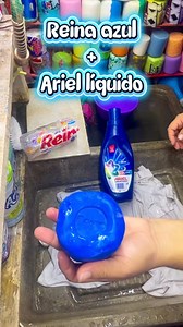 ✨Jabones para ropa blanca parte 2🤗 reina azul Ariel líquido💙🫧 #LavandoAMano #lavanderia #amantesdeljabon #soyamadecasa #laboresdelhogar #asmr #viralreelschallenge #reelsviralシ #reelsvideoシ | Labores del hogar