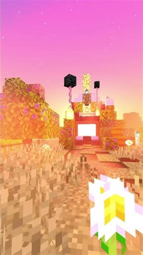 Just Relax and Watch the Sunset #minecraft #builds #shaders #relax