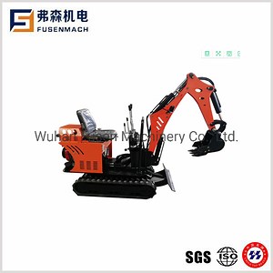 [Hot Item] Compact 600kg Mini Rubber Track Excavator for Sale