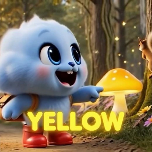 Bibble Learns Colors with Glowing Mushrooms! 🌈 | Fun Learning