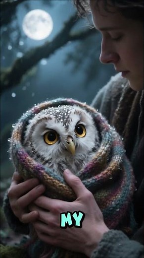 how a baby owl got a second chance at life