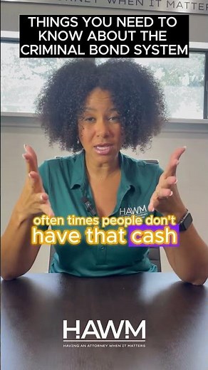 Criminal Bail Bond System 101 #floridalawfirm #orlandocriminallawyer