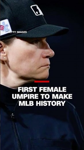 First female umpire to make MLB history