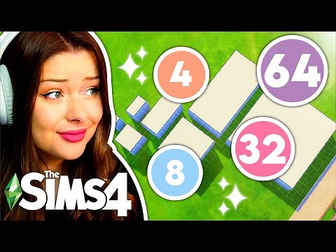 Building a House in The Sims 4 But Each Room DOUBLES in Size ?? Sims 4 Build Challenge