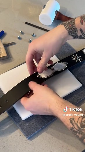 DIY Vintage Western Rockabilly Belt Making Tutorial