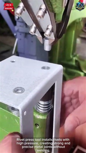 Rivet Press Tool for Strong Precision Fast Metal Joining#tool