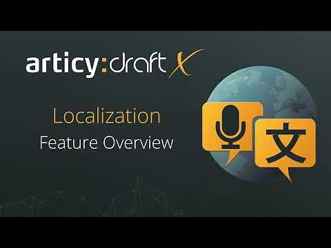 articy:draft X Localization – Feature overview