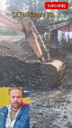 ​Mini Digger Power! 🔥 Hitachi Excavator Loading #Excavator #TataHitachi#HeavyEquipment #Machine#jcb