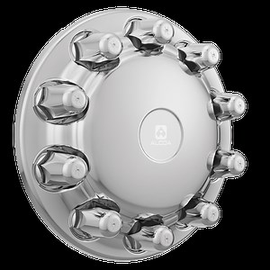 Alcoa® Aerodynamic Steer Cover Kit for 10x285mm Hub Pilot – Chrome (07