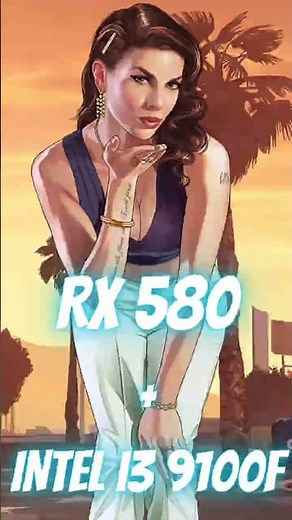 Grand Theft Auto 5 on RX 580 #shorts
