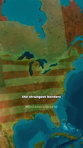 The most unique town in the United States. #vermont #derbyline #usa | True Story