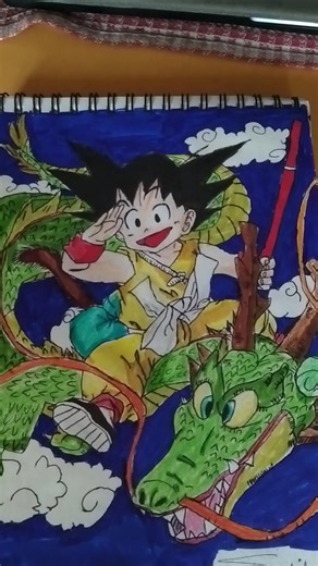 Goku (kid) drawing | #anime #phonk #dragonballz |