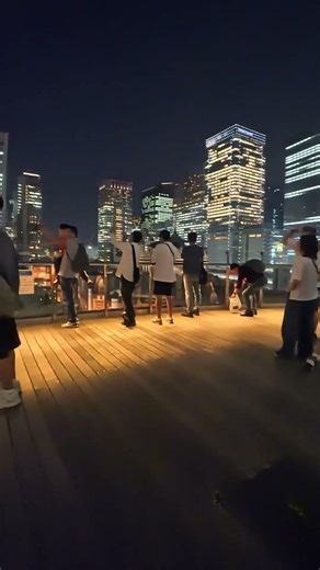 Tokyo Station at Night | View from KITTE Rooftop