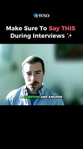 👀 One of the easiest ways to stand out in interviews? 🔥 Show genuine excitement. 😅 Even if you answer every question perfectly, coming across as “dry” can make interviewers doubt your interest. 💡 In this video, Tim, Head Mentor at WSO Academy, shares a simple way to show your enthusiasm. 💪 Want to make sure you ace your interview and land the offer? 🎯 Apply to WSO Academy now and get 1:1 mentorship from elite mentors like Tim 👉 https://www.wallstreetoasis.com/academy?affiliate=socialwinne