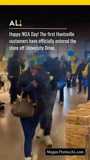 Alabama’s first IKEA is opening in Huntsville today! The store is located at 6125 University Place Dr., Huntsville, AL 35806. #grandopening #ikea #huntsvillealabama #huntsvilleal #localnews | al.com
