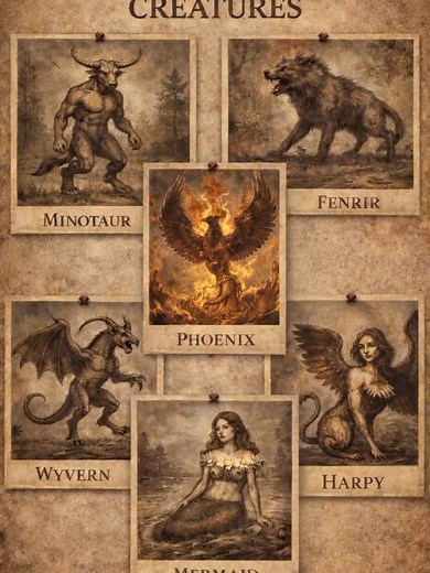 Mythical Mermaid and Minotaur: Creepiest Creatures Part 2