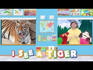 What Do You See Song? Wild Animals | Learn Some Words Series | Dream English Kids - Videos For Kids