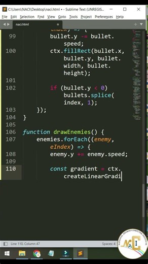 Make a Space Shooter Game in JavaScript | HTML Canvas Game Development #tipsandtricks #viralvideo