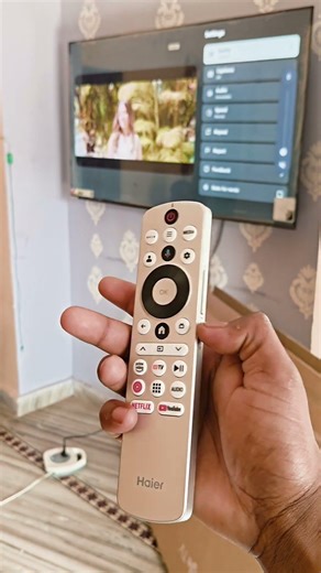 Haier TV sound volume up down remote | 4k tv Haier #haiertv