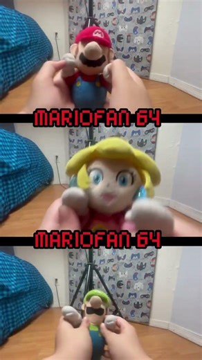 Cry for me with mario plushies! || #mario#marioplush#edit