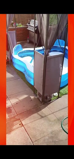 easy trick for getting Hot Water to your outside hose if you dont want to pay for an outdoor tap.#jackalaff #fyp #tips