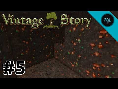 Vintage Story 1.22 [EP5] | Building In The Rainy Jungle | Expanding Into Smithing and Farms