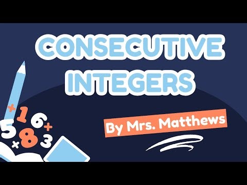 Consecutive Integer Word Problems