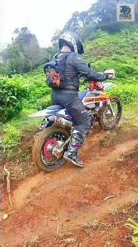 pantang tumbang sebelum pulang #automobile #motoroffroad #enduro #motortrail #trailmurah #motocross