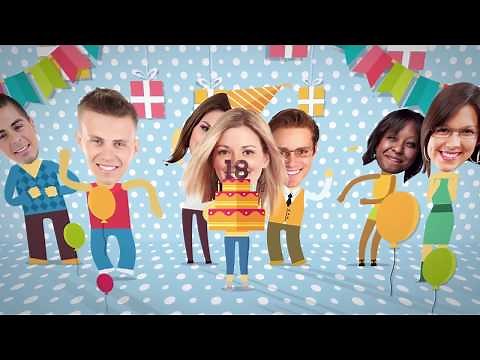 Birthday Party Video Card | Video Template
