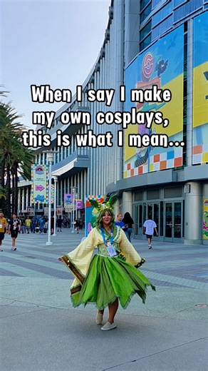 💖Eevee | Cosplayer | Pokemon on Instagram: "#free_access and #expenses_paid by @pokemon (Beginning clip from Pokemon Worlds 2025) • 💚When I say I make my own cosplays, this is what I mean…from buying the fabrics, cutting, sewing, and all the little details in between. Making my own cosplays is my own creative outlet and brings me a lot of joy to wear something that I worked hard to bring to life 😍🥰 • 🧵 My Terastal Leafeon Cosplay was inspired by Leafeon’s Prismatic Evolutions SIR card! I or