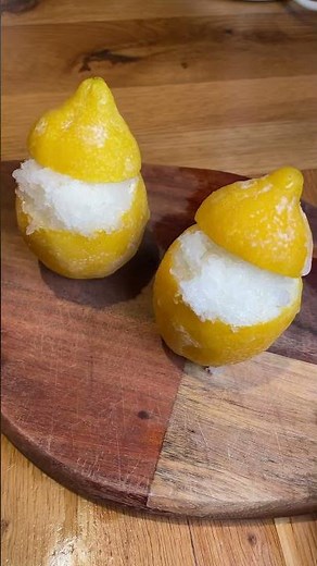 Make Lemon Sorbet at Home in Only a Few Minutes!