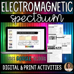 Electromagnetic Spectrum Activities - Digital Google Slides™ and Print