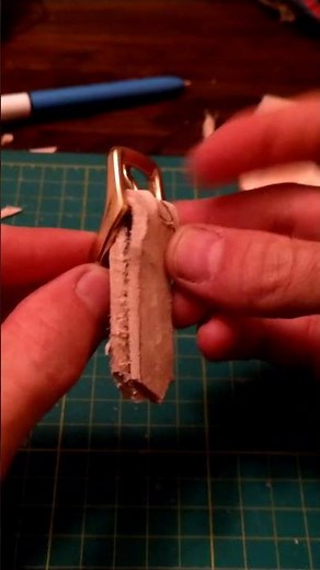 Boucle de sac #leather #leathercraft #handmade #diy