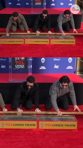 The Jonas Brothers reflected over their band's breakup, growth and reunion at their cement ceremony at the TCL Chinese Theater in Los Angeles. "The breakup was painful, but honestly, it was absolutely necessary," said Kevin Jonas. | USA TODAY