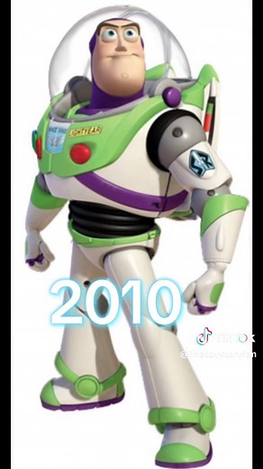 Evolution of Buzz Lightyear from the Toy Story franchise #toystory #buzzlightyear #fypシ #evelution #pixar