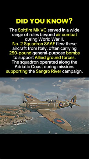 Spitfire Mk VC in Ground Attack Missions Over Italy