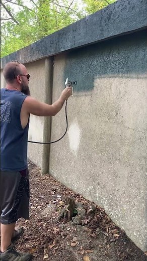 Spray Painting Our Fence with the Wagner Airless Sprayer #asmrpainting
