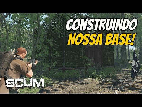 SCUM AO VIVO 🔴 DIA DE CONTINUAR NOSSA BASE E RECRUTAR GERAL! !LOJA