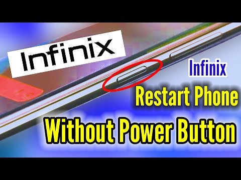 how to restart infinix phone without power button / restart phone without power button