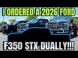 I Ordered A 2026 Ford F350 STX Dually! Check Out This High Resale Value Build!