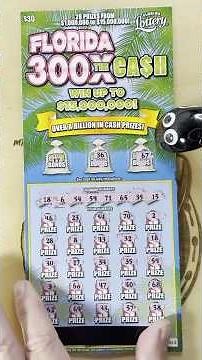 Mrs Spoon Does Not Like to Scratch the Whole Ticket?! 😱💸 | 300X THE CASH SCRATCH OFF