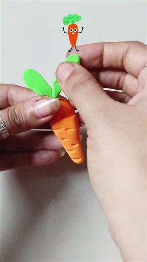 vegetables making with clay