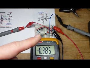 Load Voltage NPN BJT LDR Night Light Circuit Multimeter Measured