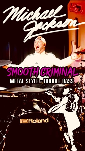 Smooth Criminal | Michael Jackson #drumcover #michaeljackson #rolandvdrums #drums #drummer