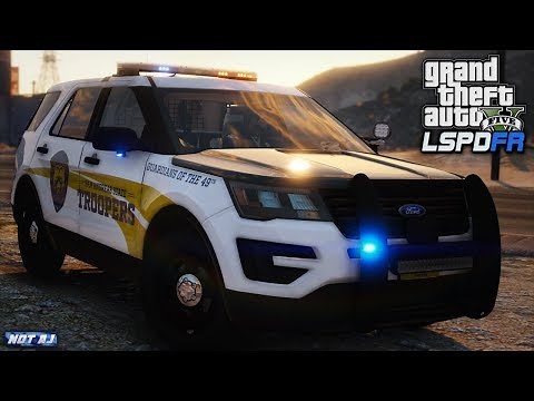GTA 5 LSPDFR - Day 173 | Alaska State Troopers #2 | State Trooper K-9 Assists Us on a Traffic Stop!