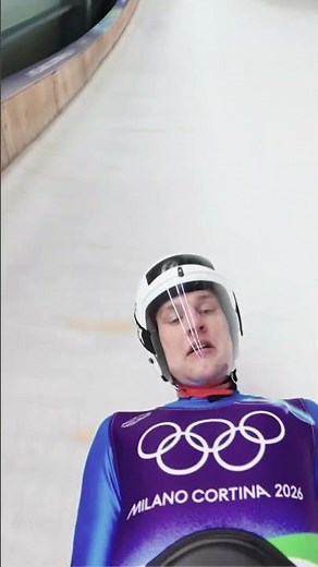 Hit the luge course at the Winter Olympics ❄️