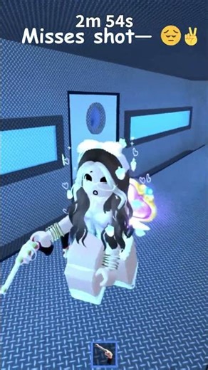 Shooting first person I see as sheriff- gone wrong #roblox #fyp #mm2