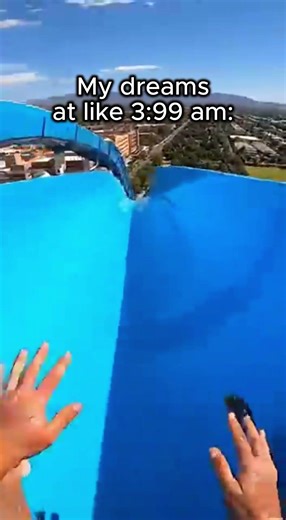 Falling from water slide.. #waterslide #dream #funny #mradam #inspiration