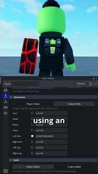 Avatar Settings! | Roblox Studio #roblox #studio #tutorial #avatar #settings #r6 #r15